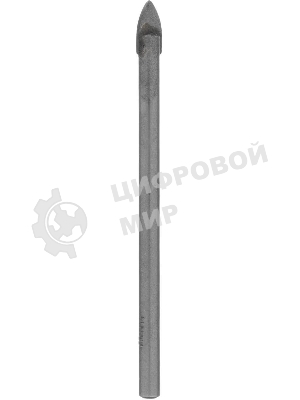 Сверло по керамической плитке и стеклу Matrix, 4 мм, цилиндрический хвостовик