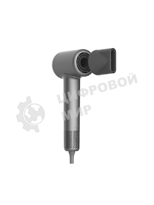 Фен Deerma DEM-CF51W темно-серый, 1400 Вт, компактный, ионизация