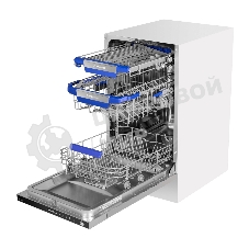 Встраиваемая посудомоечная машина Maunfeld MLP-08PRO, серебристый, 44.8 см, 10 компл., 47 дБ, класс A++