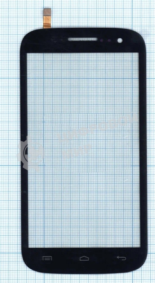 Сенсорное стекло (тачскрин) для Fly FPC_A_116 V1.0, черное