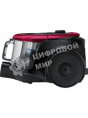 Пылесос Samsung SC18M21C0VR красный, 380/1800 Вт, уборка сухая, пылесборник контейнер 1.5 л