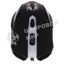 Комплект клавиатура+мышь Qumo Spirit of Wisdom проводной, USB, 2400 DPI, чёрный