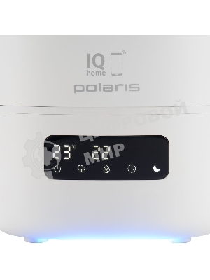 Увлажнитель воздуха Polaris PUH 8080 WIFI IQ HOME белый, 75 м², 8 л, гигростат, управление со смартфона