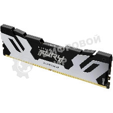 Оперативная память Kingston Fury Renegade, DDR5, 32Gb (1x32GB), 6400MHz, CL32, DIMM, радиатор, серебристый/черный