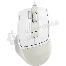 Мышь проводная A4Tech Fstyler FM45S Air бежевый, 2400 dpi, USB, кнопки - 7