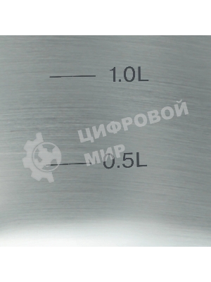 Кастрюля Rondell Admiring RDS-747 5.3 л. d=22 см (с крышкой) стальной