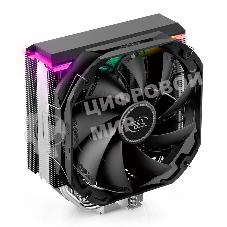 Кулер для процессора DEEPCOOL AS500 черный, 140 мм, алюминий/медь, 1200 об/мин, 26 дБ, 4 pin, 220 Вт, 164 мм