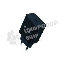 Сетевое зарядное устройство Qumo Energy light (Charger 0050) PD 20W, 1USB Type-C, черный