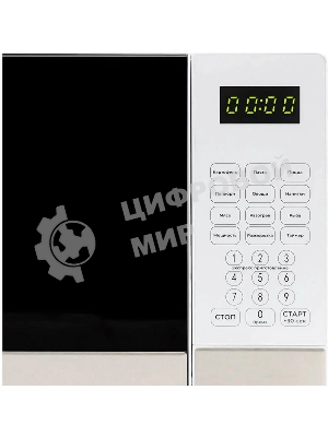 Микроволновая печь Horizont HSD202W белый, 20 л, 700 Вт, переключатели - сенсор