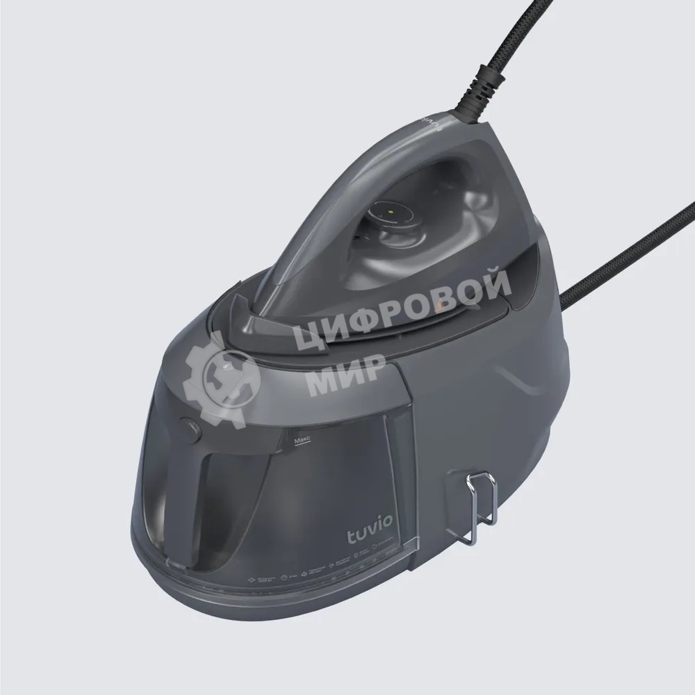 Парогенератор с алюминиевым бойлером, 6 бар Tuvio TSS02B, серый