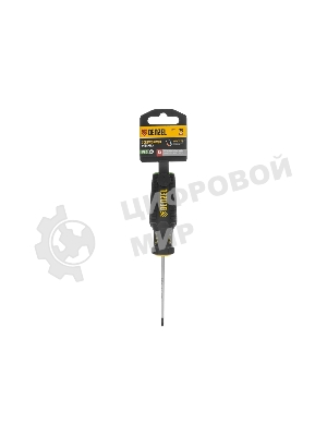 Отвертка Denzel PZ0x75 мм, S2, 3к рукоятка