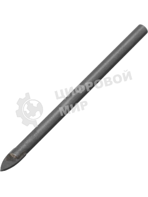 Сверло по керамической плитке и стеклу Matrix, 4 мм, цилиндрический хвостовик