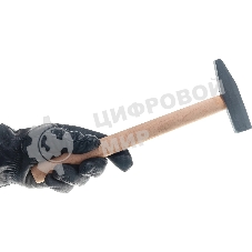 Молоток слесарный Сибртех 400 г, квадратный боек, деревянная рукоятка