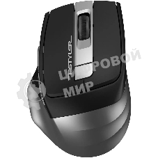 Мышь беспроводная A4Tech Fstyler FG35S серый/черный, 2000 dpi, радиоканал, USB, кнопки - 5