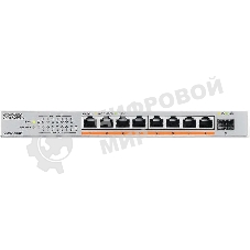Коммутатор Zyxel XMG-108HP-EU0101F (L2) 8x2.5 Гбит/с 1SFP+ 8PoE++ 100W неуправляемый