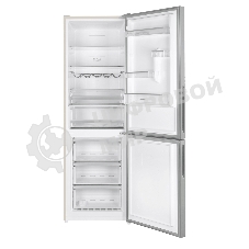 Холодильник Maunfeld MFF185NFBG бежевый двухкамерный инвертор 240/100л морозилка снизу, No Frost