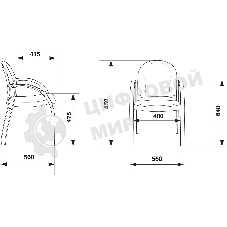 Стул Бюрократ ДЖУНО светло-бежевый, эко.кожа, на ножках дерево