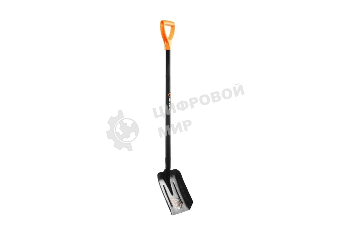 Совковая лопата ВИХРЬ сталь, металлическим черенком 73/7/1/9