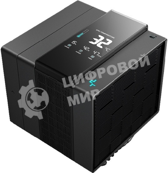 Кулер для процессора DEEPCOOL ASSASSIN IV VC VISION черный, 120 мм, алюминий/медь, 1800 об/мин, 29.3 дБ, 4 pin, 300 Вт, 172 мм