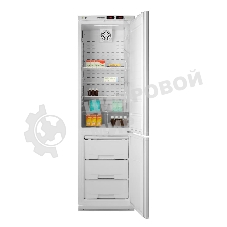 Холодильник комбинированный лабораторный Pozis ХЛ-340-1 белый двухкамерный 270/130 л морозилка снизу