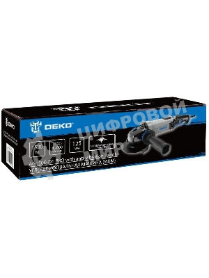 Угловая шлифовальная машина (УШМ) DEKO AG1500-D1 PRO, 125мм, 1500 Вт