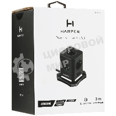 Сетевой фильтр HARPER UCH-730 Black PD3.0