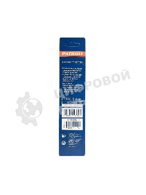 Сверло EDGE by PATRIOT по дереву спиральное 9 мм, W-образная заточка, 1 шт в блистере