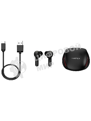 Беспроводные/проводные наушники Harper HB-575 черный, полноразмерные, Bluetooth + проводной, складная конструкция, до 15 ч