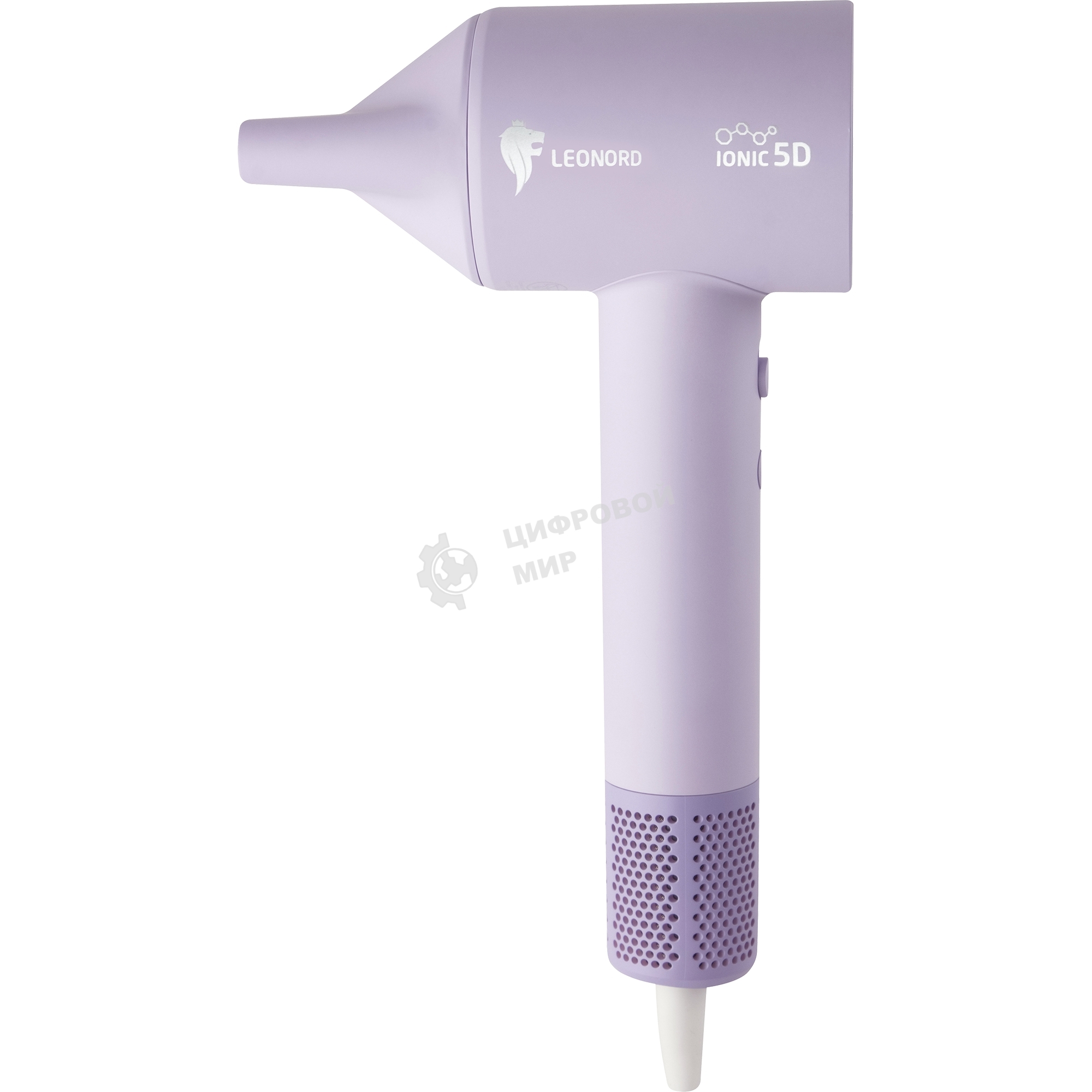 Фен LEONORD LE-1222 фиолетовый, 1800 Вт, ионизация