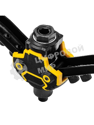 Заклепочник двуручный Denzel заклепки 2,4-3,2-4,0-4,8-6,4 мм