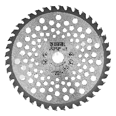 Диск для триммера Denzel 230 х 25,4 толщина 1,3 мм, 40 зубьев