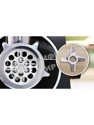 Мясорубка электрическая Bosch MFWS640B черный, 2100 Вт, 3.5 кг/мин, реверс, насадки - 9