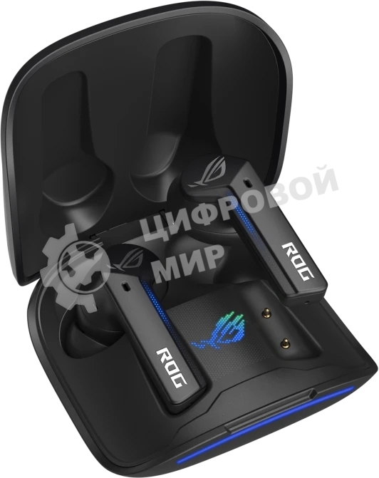 Гарнитура ASUS ROG Cetra True Wireless SpeedNova чёрный, беспроводная, радиоканал, до 26 ч, совместимость с PS5