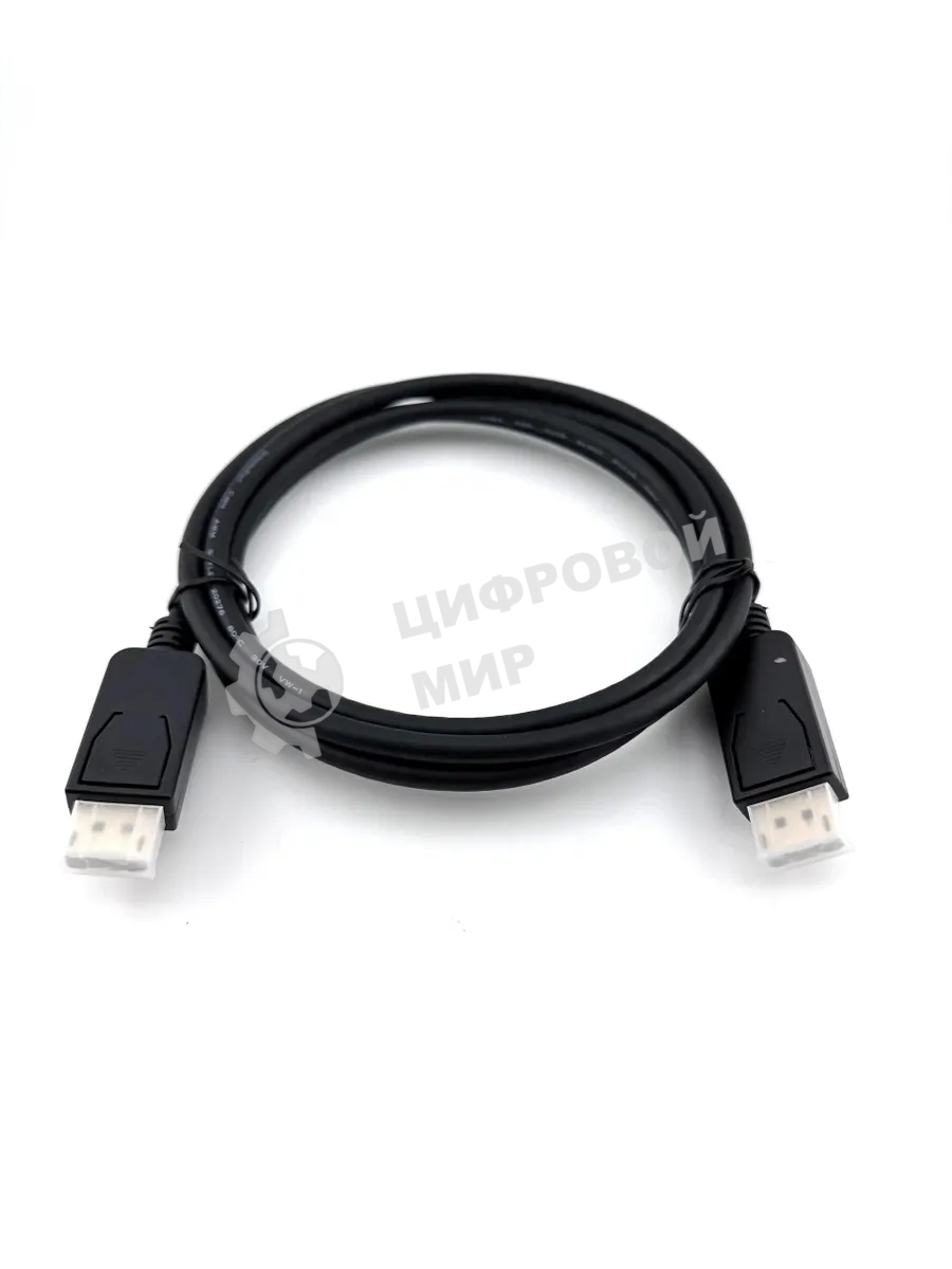 Кабель V1.2 ver1.2 DisplayPort (m) DisplayPort (m) 2м черный