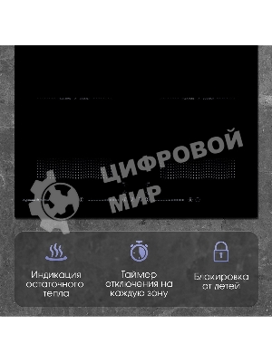 Индукционная варочная панель Zigmund & Shtain CI 62.6 B черный