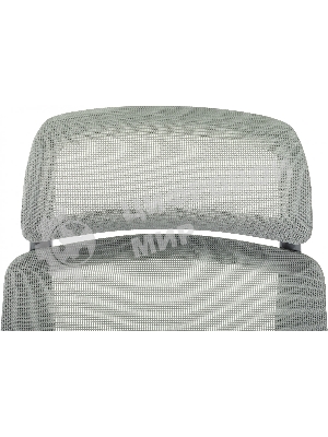 Кресло Бюрократ MC-G411N-H серый, сетка, подголовник