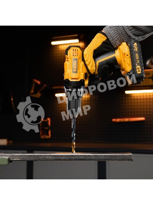 Набор сверл по металлу Denzel 1-13 мм, HSS-Tin, Golden Tip, 25 шт