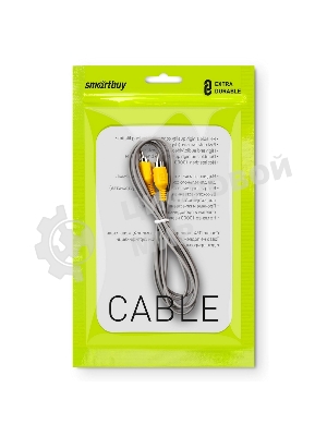 Кабель соединительный Smartbuy 1xRCA (M) - 1xRCA (M), 1,8 м, в пакете KA111)/250