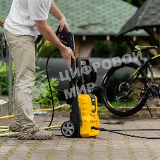 Моечная машина высокого давления Denzel R-170D, 1800 Вт, 170 бар, 380 л/ч, с барабаном