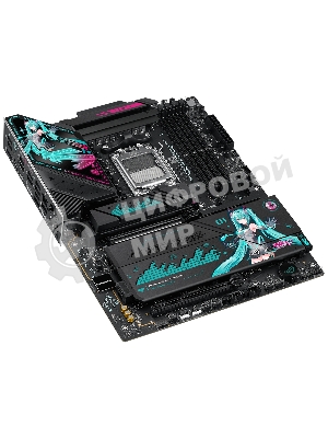 Материнская плата ASUS ROG STRIX X870E-H GAMING MIKU AM5 ATX 4xDDR5 2xPCIEx16 4xM.2 3xUSB-C HDMI 5GLAN Wi-Fi 7 