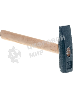 Молоток слесарный Сибртех 400 г, квадратный боек, деревянная рукоятка