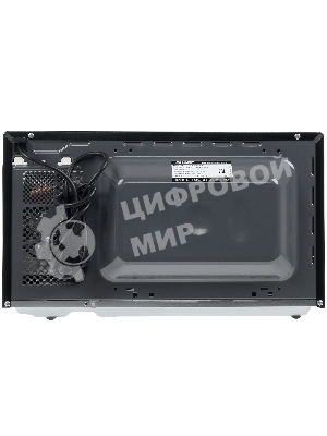 Микроволновая печь Sharp R-2000RK черный, 20 л, 800 Вт, переключатели - поворотный механизм