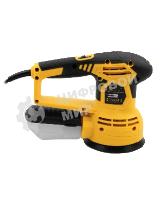 Эксцентриковая шлифовальная машина Denzel OS-125, 450 Вт, 6000-12000 об/мин