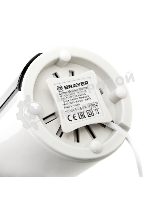 Кофемолка BRAYER BR1182, 2 ножа для мяг. и твер., 70 г.,Мощн. 200 Вт, Пластик. корп, нажатием на кр