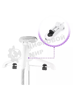 Отпариватель Kitfort КТ-9155 белый/черный, 2200 Вт, 45 г/мин, 3000 мл