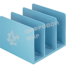 Подставка-ограничитель для книг Deli NS006BLUE Nusign 162x162x122мм синий