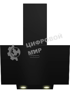 Вытяжка каминная Hotpoint HPHV 63LT BL, кнопочное управление, Черный