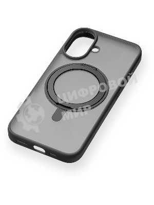 Чехол (клип-кейс) uBear для Apple iPhone 16 Clip 360 with MagSafe черный (CS437BL61RG-I24M)