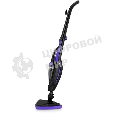 Швабра паровая Kitfort КТ-1051 1500Вт черный/фиолетовый