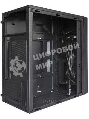 Компьютерный корпус Minitower ExeGate BAA-109U2-AA500 (mATX, БП AA500 с вент. 8см, 2*USB+2*USB 3.0, аудио, черный)
